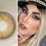 لنز عسلی قهوه ای سلنا هستیا