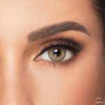 لنز عسلی کاراملی ان کی لیو هیزل