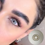 لنز طوسی روشن دورمشکی لیزا مود گری