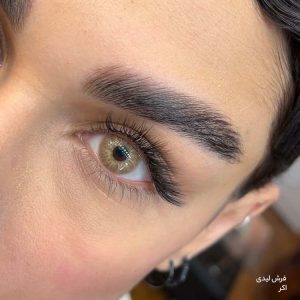 لنز عسلی خاکی اکر دایموند