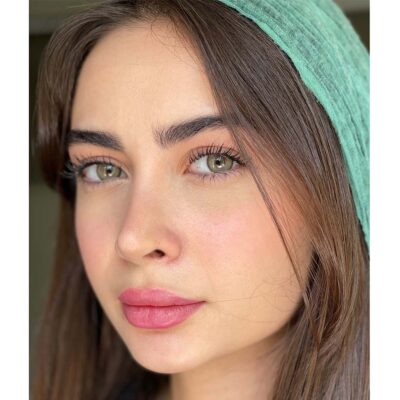 لنز سبز خاکی دور محو لومو گرین لومنتو