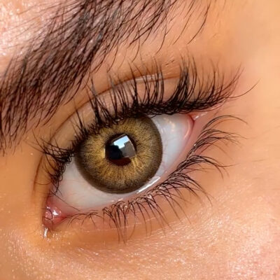 لنز قهوه ای عسلی عروسکی نروی براون آی شیر