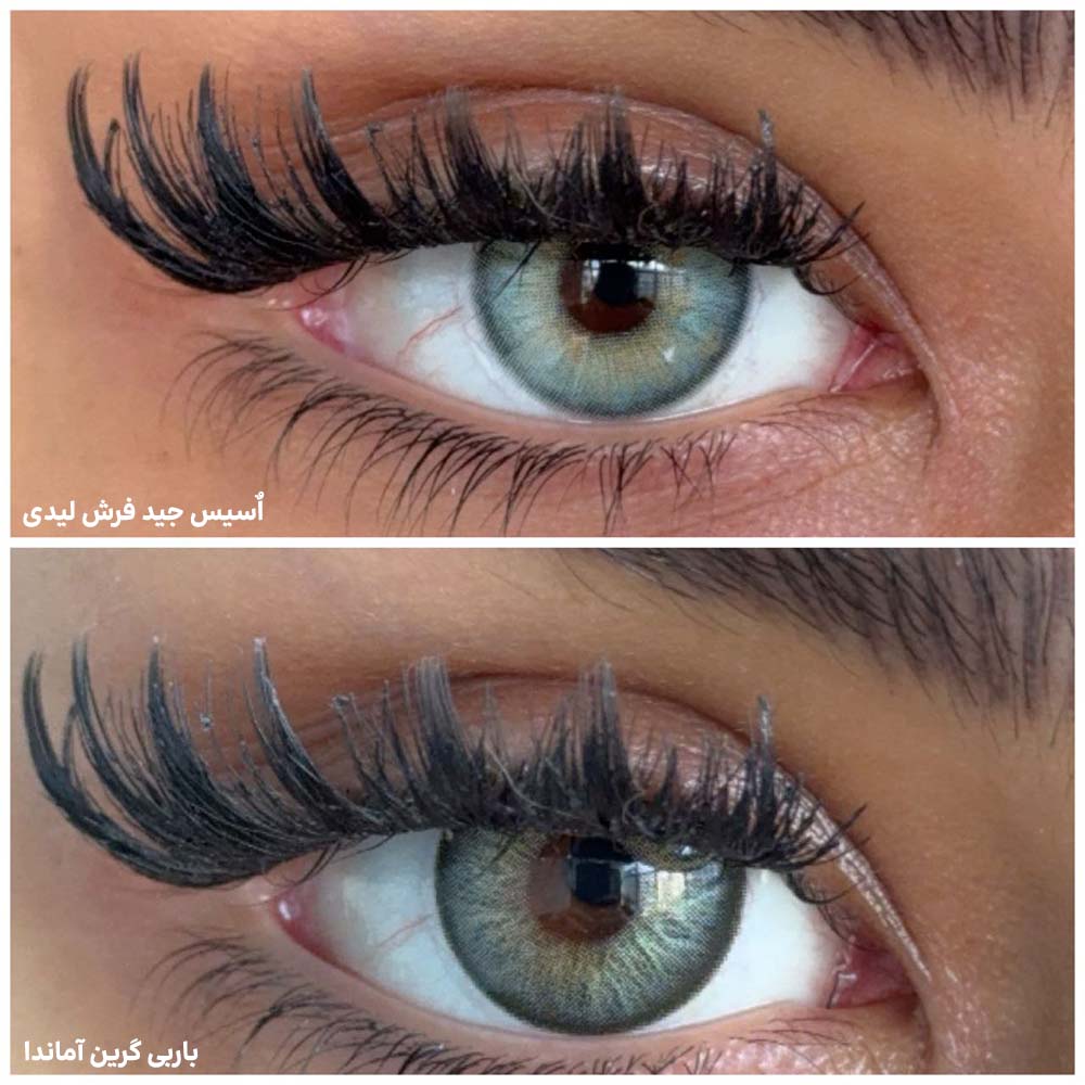 oasis-jade-brbigreen-1 لنز سبز خاکی دوردار عروسکی باربی گرین آماندا