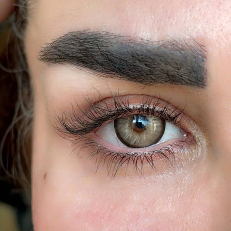 toffee-brown-1 لنز قهوه ای شکلاتی دوردار تافی براون آماندا