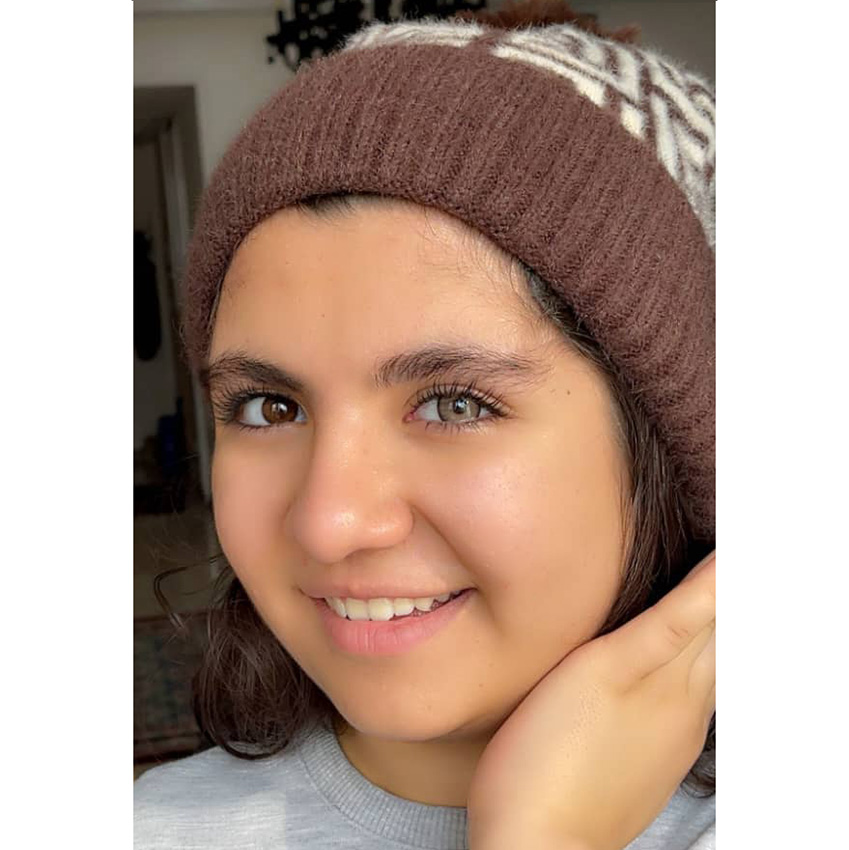 toffee-brown-2 لنز قهوه ای شکلاتی دوردار تافی براون آماندا