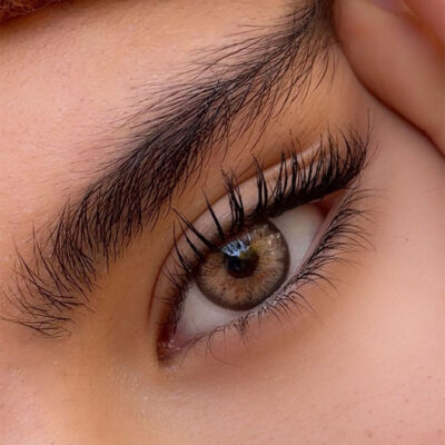 لنز عسلی خاکی نیویورک هیزل آماندا روی چشم قهوه ای