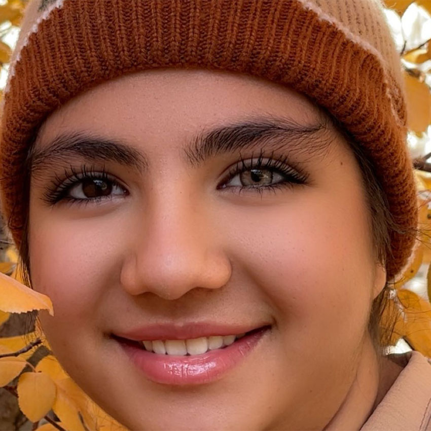 newyork-hazel-amanda-002 لنز عسلی خاکی نیویورک هیزل آماندا روی چشم قهوه ای