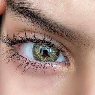 لنز رنگی سبز عسلی پنج بعدی کارولینا گلدن گرین آماندا