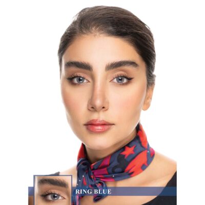 لنز آبی طوسی دور محو رینگ بلو کریستال