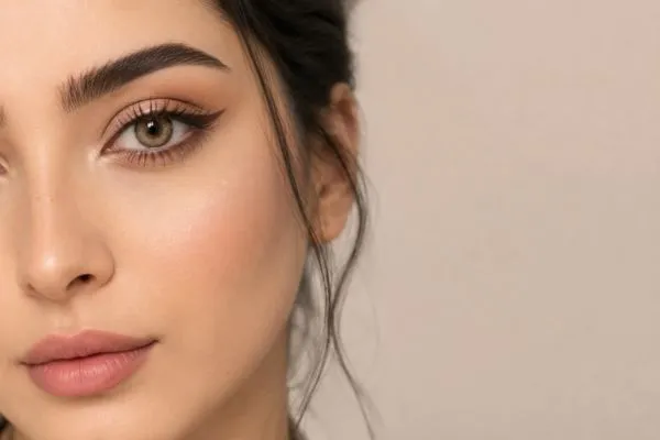 ترفند آرایش با لنز عسلی