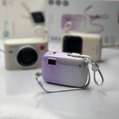 پاوربانک سوپر فست شارژ مدل P105c-10000mAh رنگ بنفش